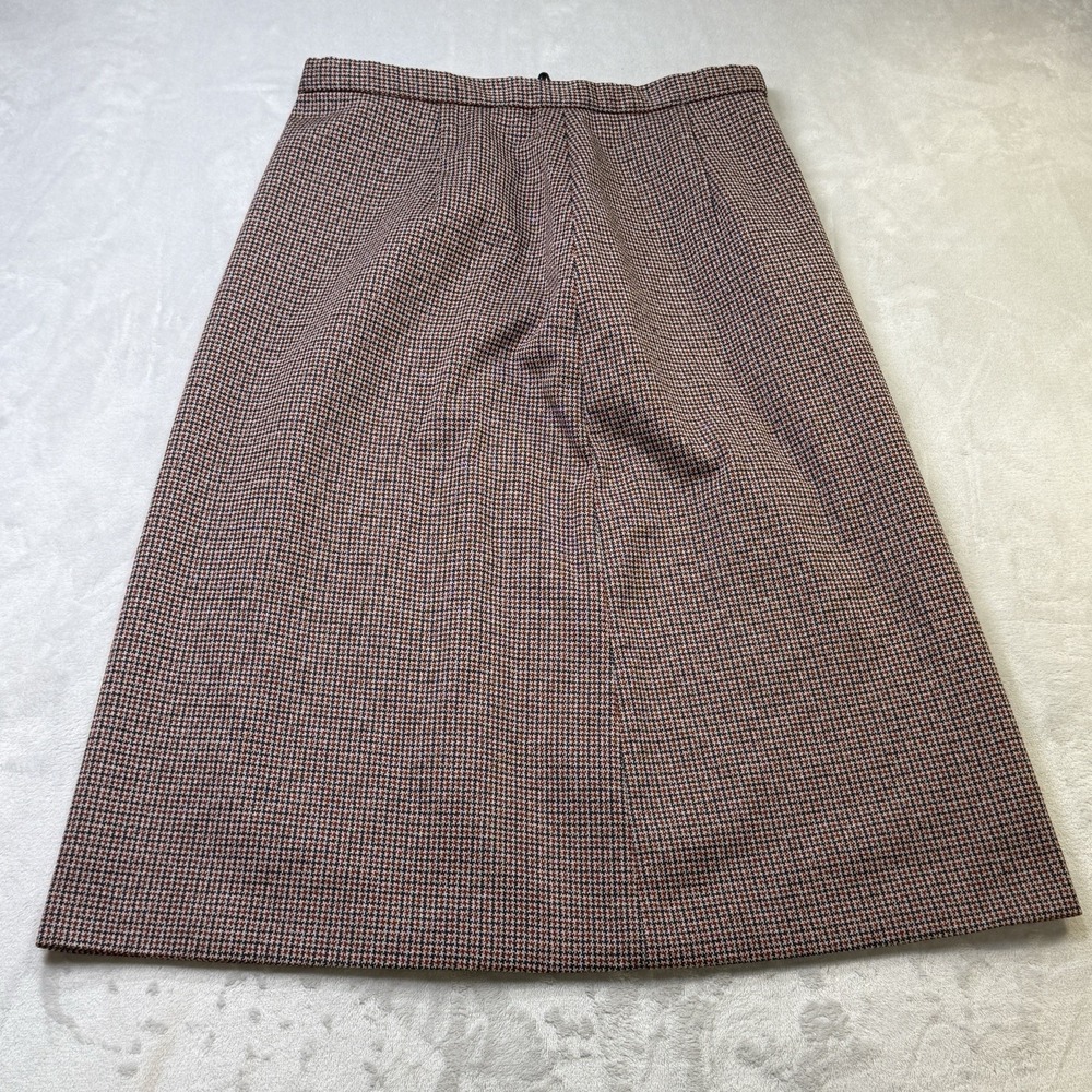 Vintage Center Stage Knit A Line Skirt Size 12 Red Blue Mod Retro USA‎